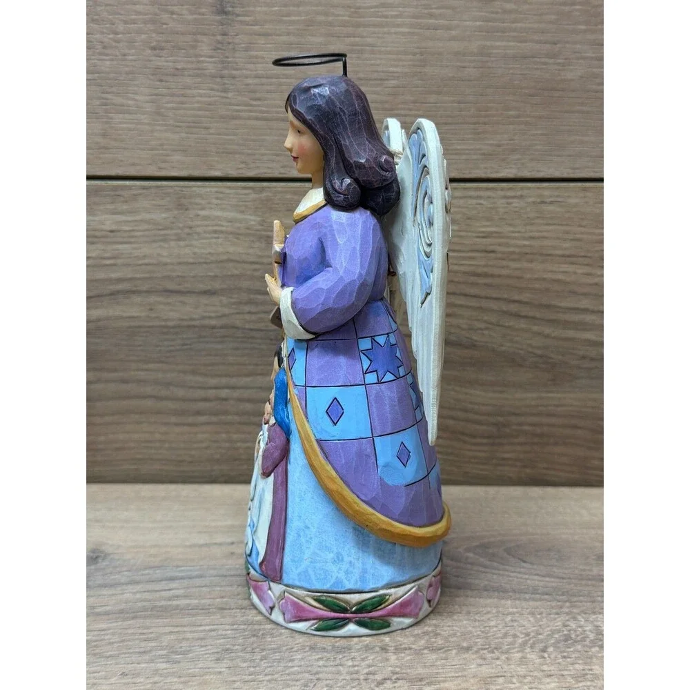 Jim Shore Heartwood Creek Starlit Serenity Angel Nativity Resin Figurine